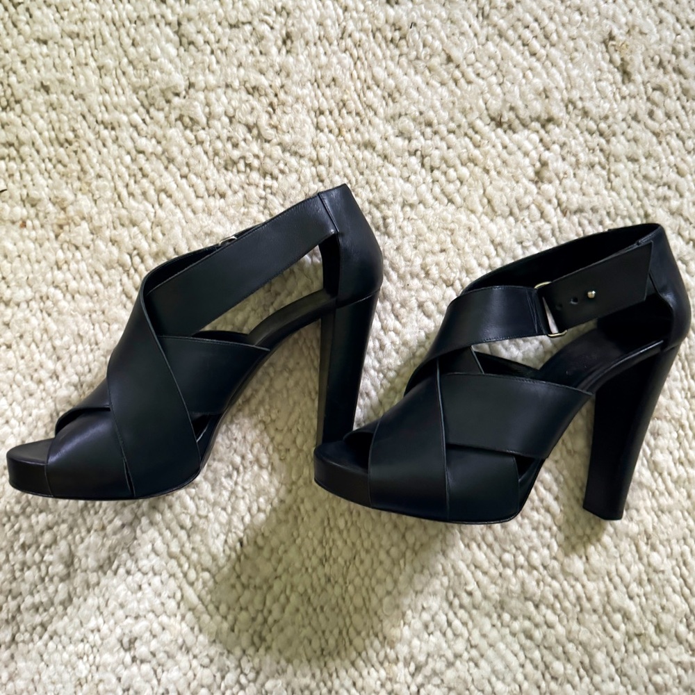 Authentic Hermes Black Heels